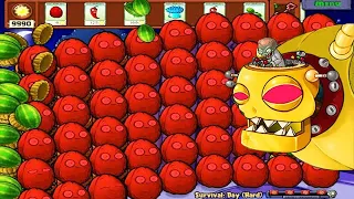 Plants vs Zombies Minigames Zombotany 2 - Wall Nut Red vs Dr. Zomboss