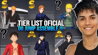 SAIU O TIER LIST DO JUMP ASSEMBLE !!! MINATO NÃO É TIER S ????