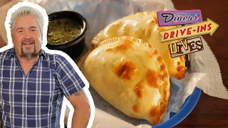 Guy Fieri Eats Fat Tummy Empanadas in San Antonio, TX | Diners, Drive-Ins and Dives | Food Network