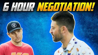 Our MOST INTENSE Sports Card Negotiation! (EP #7)