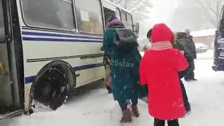 Ледовый ад в Ставрополе