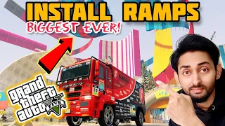 HOW TO INSTALL STUNT RAMP MODS IN GTA 5 | STUNT MAPS GTA 5 | GTA 5 Mods 2023 Hindi/Urdu | THE NOOB