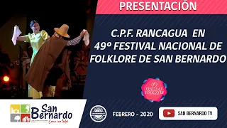 C.F.P. Rancagua en 49º Festival nacional de folklore de San Bernardo