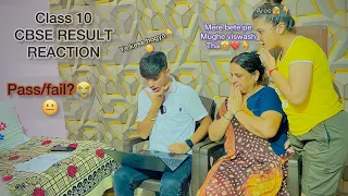 My Cbse Class 10 Result🫣~Family Reaction😰Pass Or Fail?😰😭~#cbse #result2024  #result