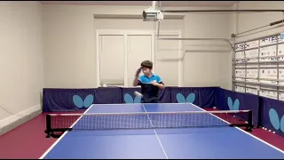 Butterfly Training Tips with Jishan Liang - Forehand Loop & Footwork