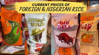 Where To Buy Cheap Foreign And Nigerian Bag Of Rice | Market vlog