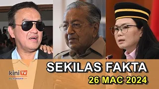 KK Mart diheret ke mahkamah, Dr M suspek utama, 'Sila duduk' - Timb Speaker tak layan |SEKILAS FAKTA