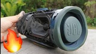 JBL CHARGE 4 TL BASS TEST!!!! WITH NEW WOOFER!!!!!! IN LOW FREQUENCY 75%🤧🥵