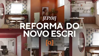 Reformando apartamento antigo: O NOSSO NOVO ESCRITÓRIO! EP01