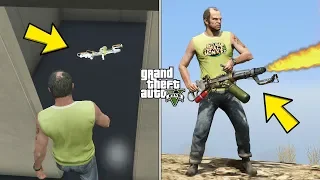 How To Get A Flamethrower in GTA 5! (Fort Zancudo Weapon)