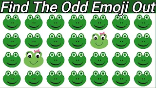 HOW GOOD ARE YOUR EYES l #121 l  Find The Odd  Emoji out l Emoji Puzzle Quiz  l kk arcade master