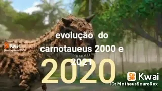 A EVOLUÇÃO DO CARNOTAURO (2000) (2018) (2020) (2021)