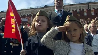 ПАРАД ПОБЕДЫ 2015 Военный Парад Победы на Красной площади 9 Мая 2015 г  Москва Первый канал