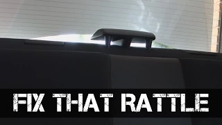 How to fix 86/FRS/BRZ Parcel Shelf Rattle