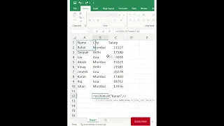 Vlookup सीखें हिंदी में | VLOOKUP function in Excel explained in 60 Seconds | VLOOKUP in Excel