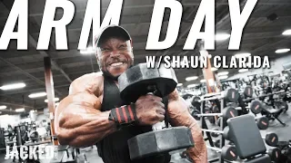 ARM DAY WITH SHAUN CLARIDA | 3 WEEKS OUT FROM MR.OLYMPIA