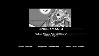 Spider-Man 4 Citicorp Battle Animatic 2009 (FOUND MEDIA)