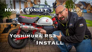 2023 Honda Monkey Yoshimura RS3 Exhaust Install