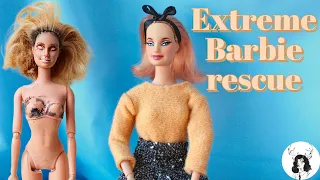 Extreme Barbie salvage project (+plastic surgery)