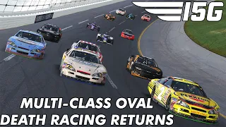 Multi-Class Oval Death Racing RETURNS - Indycar vs ARCA vs Cup Cars | Team I5G