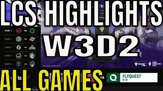 LCS Spring 2023 W3D2 Highlights ALL GAMES - 100 vs FLY, TSM vs CLG, EG vs C9, DIG vs TL, GG vs IMT