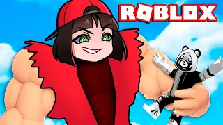 Машка Убивашка обижает Панду в Симуляторе качка! Новая стадия в Lifting Simulator Roblox