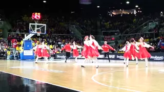 Выступление Радуги на чемпионате Европы по баскетболу в Страсбурге  10 02 2015