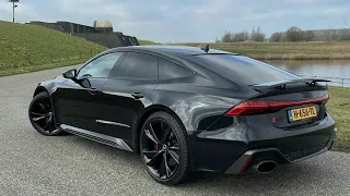 WOW! 2021 AUDI RS7 SPORTBACK - MURDERED OUT V8TT BEAST - BEST LOOKING AUDI EVER? IN DETAIL #Audi