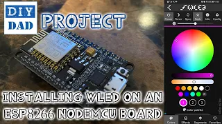 DIY Permanent Holiday LED Lights: installing the WLED software on an ESP8266 NodeMCU Board