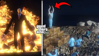 The Epsilon And Altruist Cult Summoned Slenderman in GTA 5! (Secret Mount Chiliad Ritual)