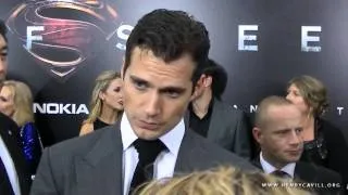 Henry Cavill HCO Interview at the Man of Steel World Premiere