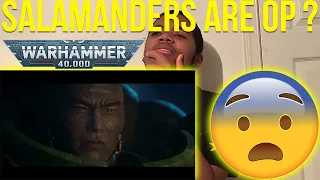 Warhammer Pariah Nexus Salamander Sa'kan Rescues Civilians Reaction
