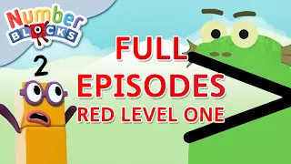 @Numberblocks- Red Level One | Full Episodes 16-18 | #HomeSchooling | Learn to Count #WithMe