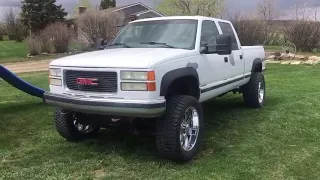 2000 GMC Sierra 2500 crew cab short bed lifted