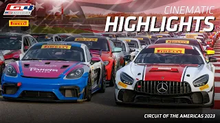 Cinematic Highlights l Circuit of the Americas 2023 - Pirelli GT4 America