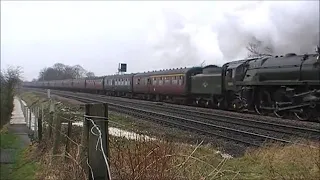 70013 'Oliver Cromwell' on 'The Lincolnshire Poacher'