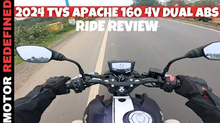 Finally 2024 TVS Apache RTR 160 4V SE Dual ABS Ride Review | Better Than Bajaj Pulsar N160??