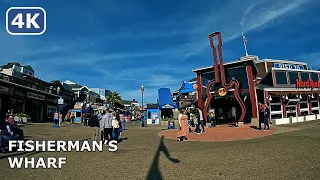 [4K] Fisherman's Wharf - Pier 39 in San Francisco, California / Walking tour 2023