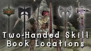 All TWO-HANDED Skill Books! | Skyrim Skill Books