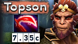 Топсон на Манки Кинге через дезолятор! - Topson Monkey King 7.35 DOTA 2