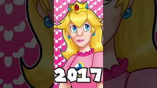 Princess Peach Evolution #shorts #peach #princess #evolution #shortvideo 2024-1985 #princesspeach 👸