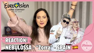 Nebulossa “Zorra” (REACTION) | Spain 🇪🇸  #eurovision2024 #esc2024