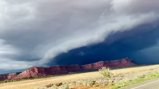 EXTREME FLASH FLOOD intercept by Dominator Drone in southern Utah! One-two punch