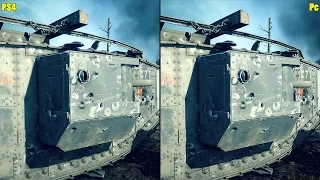 Battlefield 1 Pc Ultra Vs PS4 Graphics Comparison