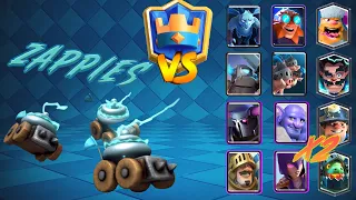 ZAPPİES vs ALL CARD!!!(INCREDIBLE POWER)🔥🔥 | Clash Royale