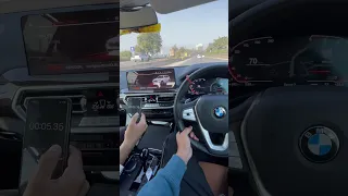 BMW X3 2023 0-100 speed test #shorts #viral