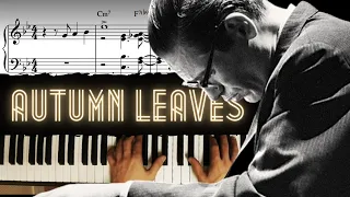 Autumn Leaves - Advanced (Bill Evans' Style) │Jazz Piano Lesson #35