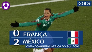 FRANÇA 0x2 MÉXICO - GOLS - Copa do Mundo 2010 África do Sul