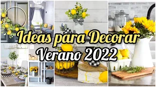 DECORACIÓN VERANO 2022🍋 IDEAS PARA DECORAR 💛 SUMMER DECOR 2022 🌼