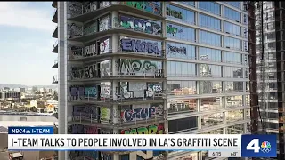 Graffiti artists share why they tag Downtown LA's 'Graffiti Towers'